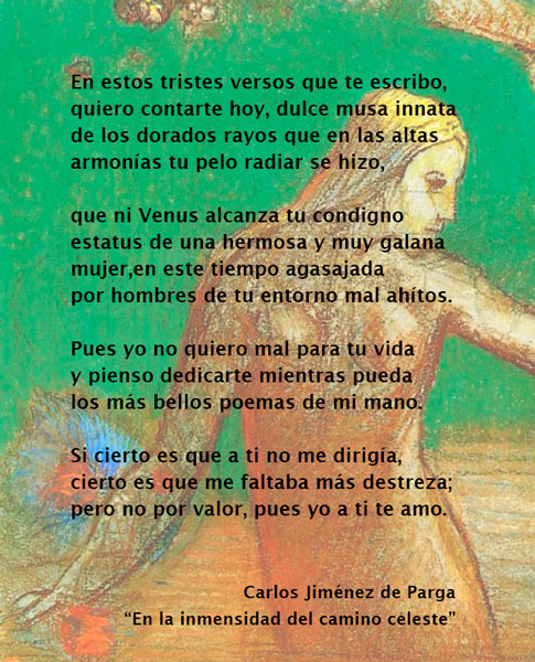 EN LA INMENSIDAD DEL CAMINO CELESTE. Carlos Jiménez de Parga