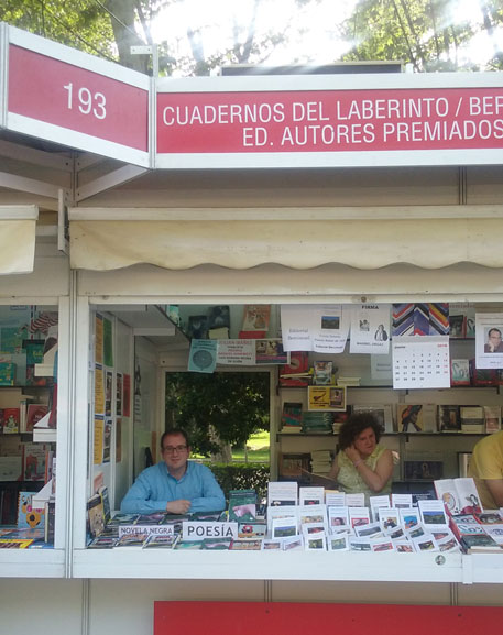 Manuel Guerrero Cabrera en la Feria del Libro de Madrid, 2016